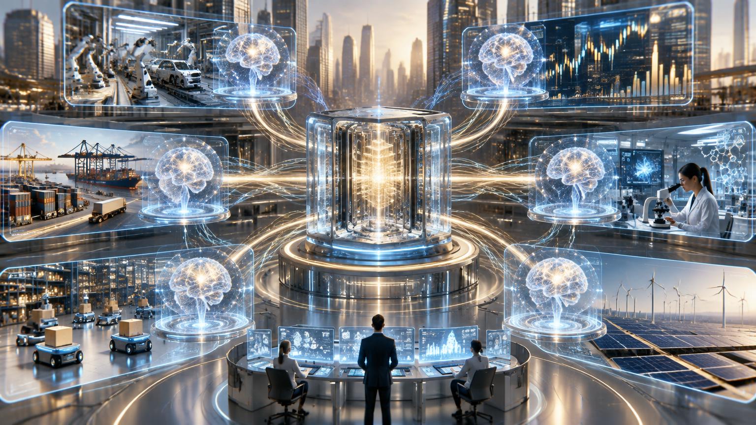 Agentic accelerated systems coordinating enterprise workflows