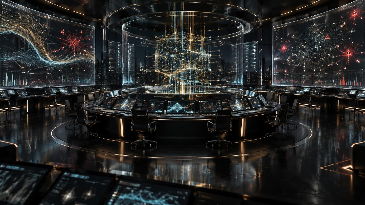 Intelligence-assisted cybersecurity command center visualization