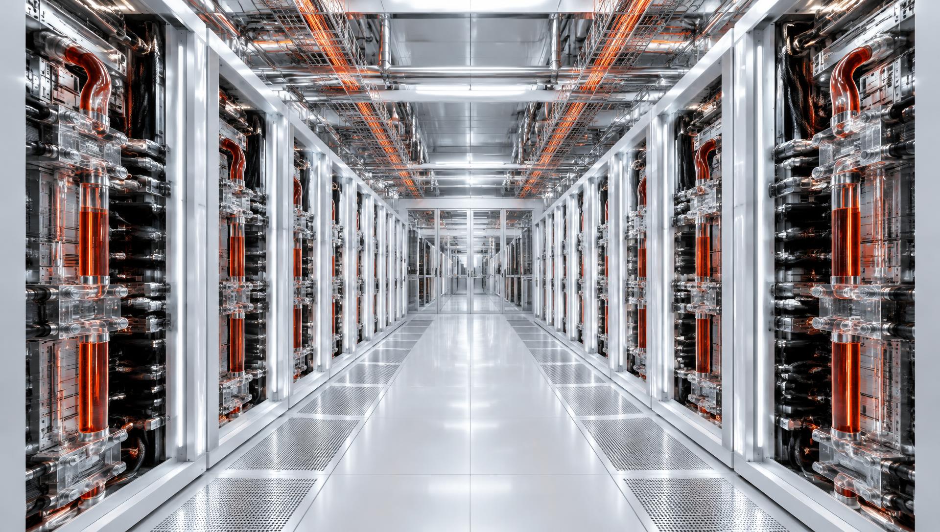 Liquid-cooled compute data hall concept